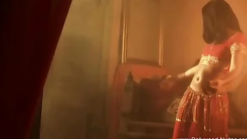 Stomach Dancer From The Far East Entices Us To Sense The Joy