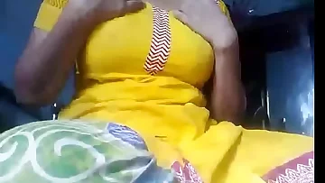 BD Girlfriend showcasing globes on camera for her Beau