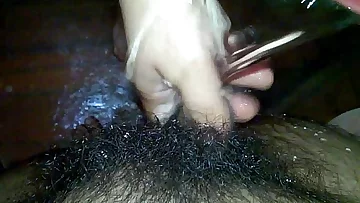 Pinki bhabhi cleaning spouse Jeet's man sausage after smash