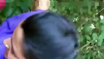 Desi bitch revealed and porked in woods by customer pin