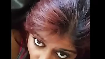 Desi Girlfrtiend Deep throating in The Van