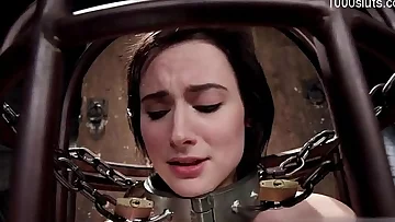 Young slut   bondage group bang